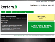 Tablet Screenshot of kertam.lt